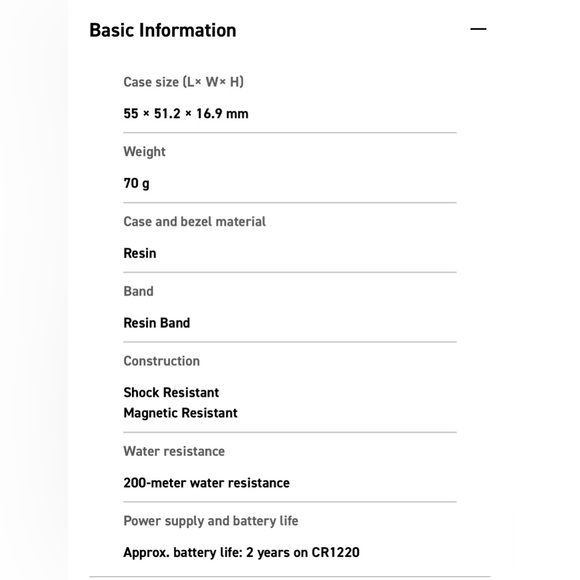 G-Shock Watch Casio Module No. 5081 GA 100 series. * NEEDS NEW BATTERY. No tag. - Picture 6 of 6